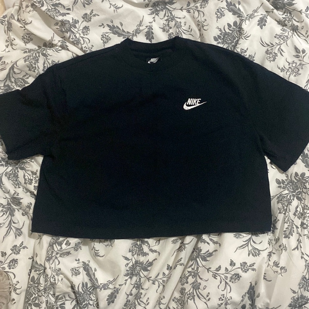 Nike crop cotton cropped t shirt